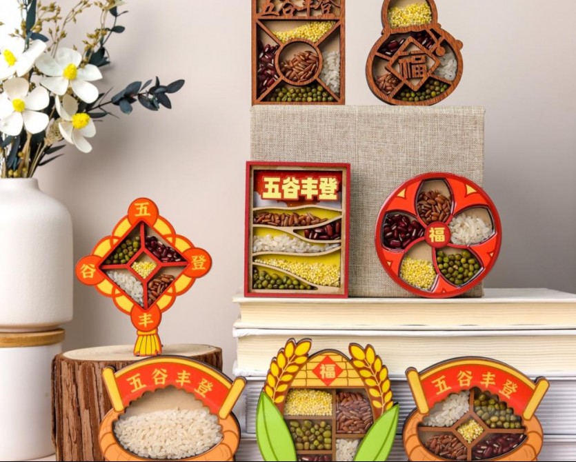 冰箱貼-五谷豐登