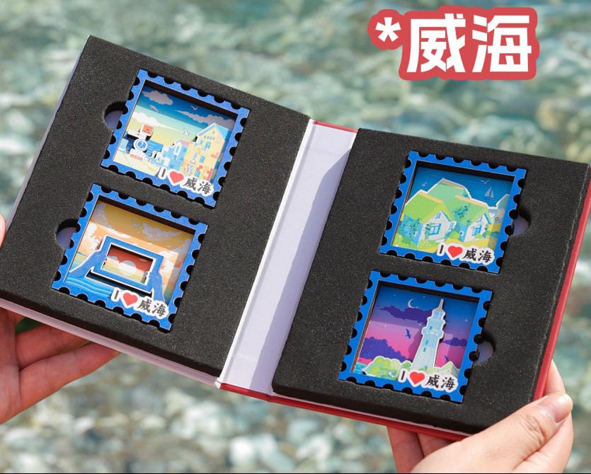 冰箱貼 城市郵記