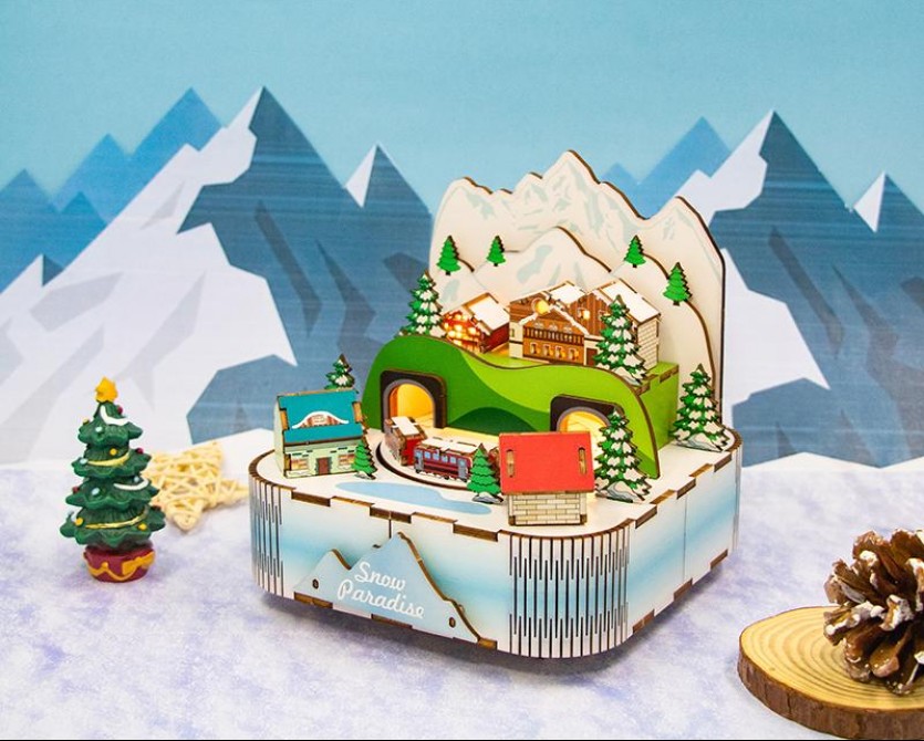 八音盒-雪山列車