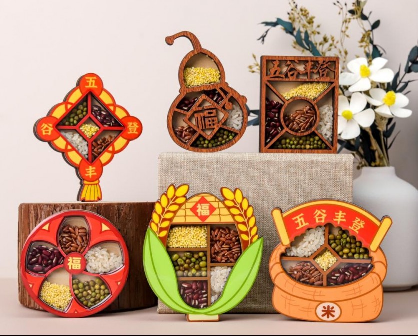 冰箱貼-五谷豐登